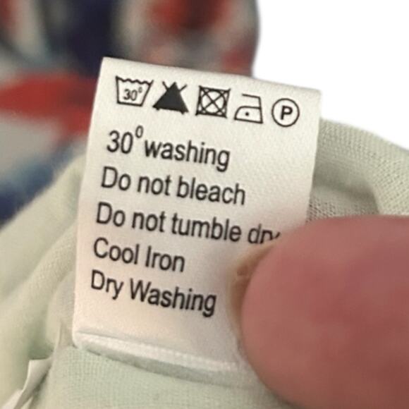 Banjanan Tiered Cotton Maxi Dress Women's XL Watercolor Floral Print Boho - Picture 5 of 5